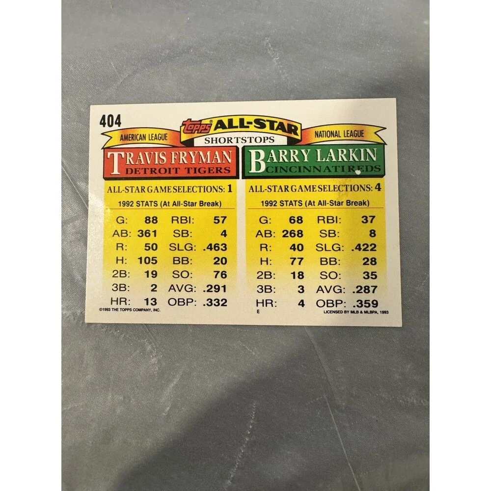 N/A 1992 topps